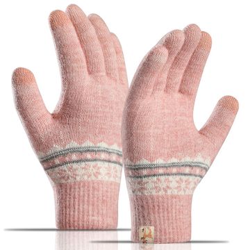 B8822 Winter-Touchscreen-Handschuhe - Rosa