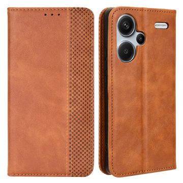 Bofink Vintage Xiaomi Redmi Note 13 Pro Plus Leder hülle - Braun