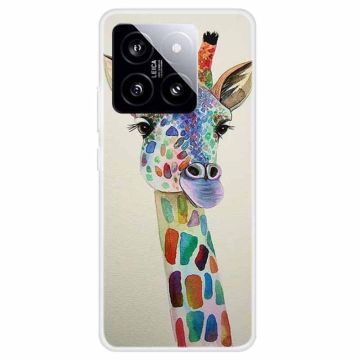 Imagine Xiaomi 14-handyhülle - Bunte Giraffe