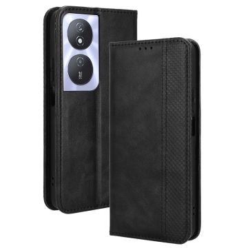 Bofink Vintage Honor Play 50 Plus / Honor Play 8T / Honor X7b Leder hülle - Schwarz