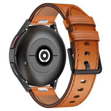 Huawei Watch GT 3 42mm / GT 3 Pro 43mm Top Layer Cowhide Adjustable Wrist Band 20mm armband - Braun