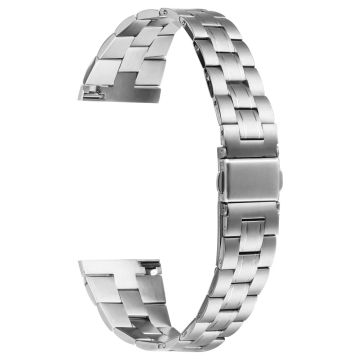 Samsung Gear S3 Frontier / S3 Classic Band Ersatz-Edelstahl-Uhrenarmband Ultra Dünn - Silber