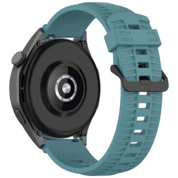 Huawei Watch GT 3 42mm / GT 3 Pro 43mm Silikonarmband 20mm Tire Texture Wrist Band - Cyan