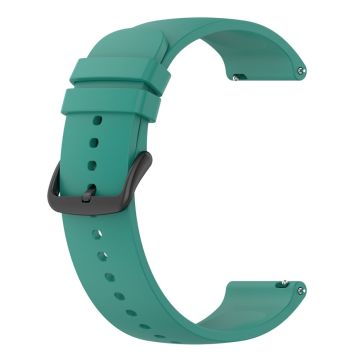 KALEBOL 20mm Silicone Strap for Huawei Watch GT 3 42mm / GT 3 Pro 43mm Round End Watch Band - Pine Green