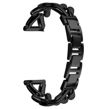 Zinklegierung Uhrenarmband Samsung Galaxy Watch 42mm Twisted Metal Uhrenarmband Ersatz - Schwarz