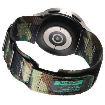 KALEBOL Huawei Watch GT 3 42mm / GT 3 Pro 43mm 3-Ring Nylonband Universal 20mm Uhrenarmband - Camouflage