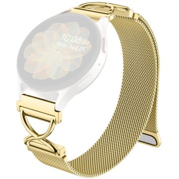 Misfit Vapor Milanese Band Electroplated Stainless Steel Magnetic Watch Strap with X-Shaped Connector - Gold