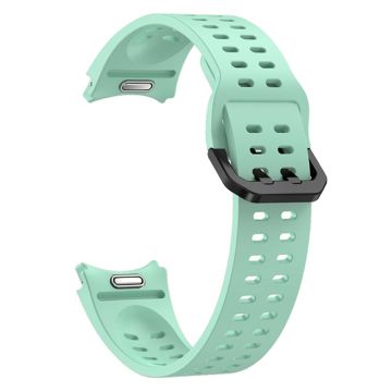 Samsung Galaxy Watch7 / Watch6 / Watch 5 44mm 40mm Silicone Watch Band Double Hole Button Strap - Green