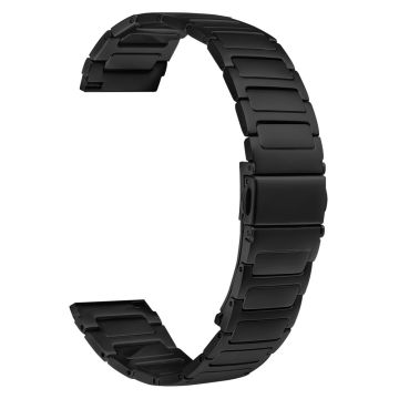 Metal Watch Band Fitbit Versa 2 / Versa Lite / Versa Adjustable Watch Strap - Black