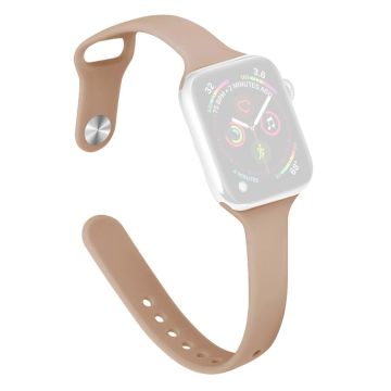 KALEBOL Silikonarmband Apple Watch Series 10 46mm Ersatzarmband - Milchtee