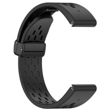 Garmin Fenix 7 / Forerunner 965 / 955 / 945 / 935 Uhrenarmband 22mm Silikon Atmungsaktives Uhrenarmband - Schwarz