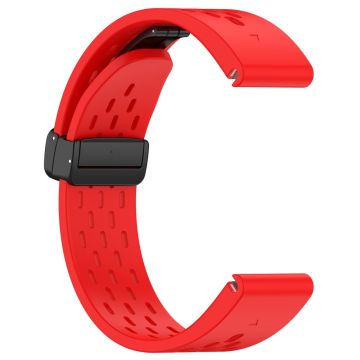 Garmin Fenix 7 / Forerunner 965 / 955 / 945 / 935 Uhrenarmband 22mm Silikon Atmungsaktives Uhrenarmband - Rot