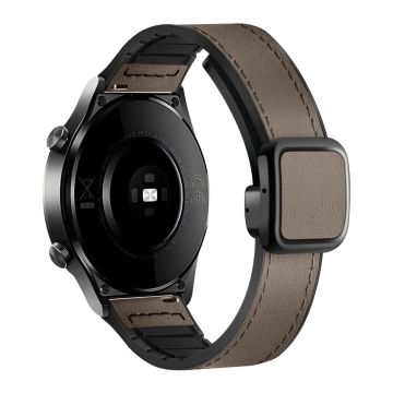 Samsung Galaxy Watch6 / Garmin Venu Sq 2 Uhrenarmband 20mm PU Leder und flexibles Band - Tan