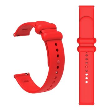 Garmin Vivomove 3 / GarminMove 3 Silikonarmband 20mm Dornschließe Uhrenarmband - Rot