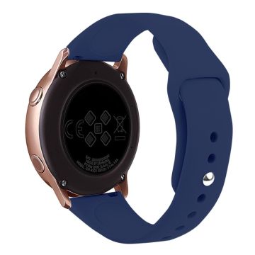 KALEBOL KLB-DKGJ-001 Samsung Galaxy Watch6 Classic 47mm 43mm Uhrenarmband 20mm Silikonarmband - Mitternachtsblau