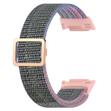 Fitbit Charge 5 / Charge 6 Geflochtenes Nylon-Armband Ersatzarmband - Pink