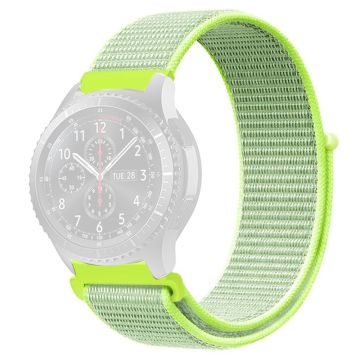 KALEBOL KLB-NLHH-001 Samsung Galaxy Watch6 / Watch6 Classic Uhrenarmband 20mm Nylon Loop Band - Hellgelb