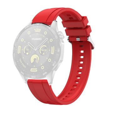 Huawei Watch GT 4 41mm / Garmin Venu 3S 18mm Uhrenarmband Silikonband Ersatz - Rot