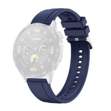 Huawei Watch GT 4 41mm / Garmin Venu 3S 18mm Uhrenarmband Silikonband Ersatz - Mitternachtsblau