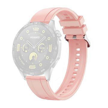 Huawei Watch GT 4 41mm / Garmin Venu 3S 18mm Uhrenarmband Silikonband Ersatz - Pink