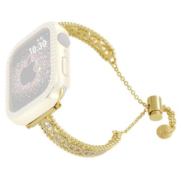 Garmin / Samsung / LG / Huawei / Huami 20mm Universal Strass Kupfer Uhrenarmband - Gold