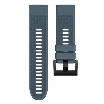 KALEBOL KLB-SJLWGJ-001 Garmin QuickFit 22mm Handgelenkband Verstellbares Silikonarmband - Marineblau