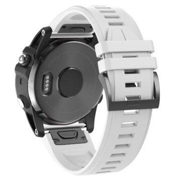 KALEBOL KLB-PWGJ-001 Garmin Fenix 7 / 7 Pro Silikon-Ersatzarmband QuickFit 22mm Uhrenarmband - Weiß