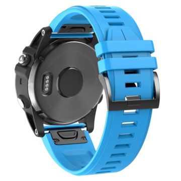 KALEBOL KLB-PWGJ-001 Garmin Fenix 7 / 7 Pro Silikon-Ersatzarmband QuickFit 22mm Uhrenarmband - Himmelblau