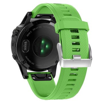 KALEBOL KLB-LWGJ-001 Garmin Fenix 7 / 7 Pro Uhrenarmband QuickFit 22mm Band mit Gitterstruktur - Grasgrün