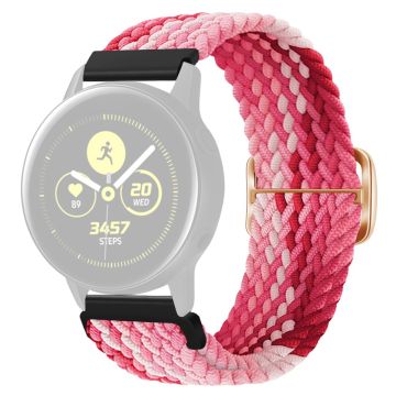 KALEBOL KLB-BZNL-001 Samsung Galaxy Watch6 Classic 43mm / 47mm Watch Bnad 20mm Nylon Ersatzarmband - Erdbeerrot