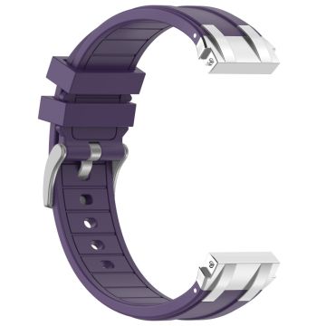 Garmin / Samsung 20mm Universal Smartwatch Armband Silikon-Ersatzarmband - Violett