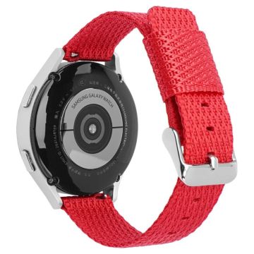 Huawei Watch GT 3 42mm / Watch GT 3 Pro 43mm Armband 20mm Textur Nylon Uhrenarmband - Rot / Rot