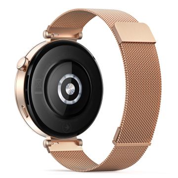 DUX DUCIS Huawei Watch GT 4 41mm Ersatzband 18mm Milanese Magnetic Watchstrap - Gold