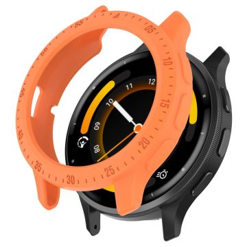 Schutzrahmen Garmin Venu 3S Watch Case Cover mit Zifferblattplatte Flexible Watch Bumper - Orange