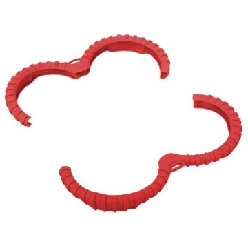 SUNNYLIFE AT2-KC820 For DJI Avata 2 2Pcs / Set Anti-Collision Drone Propeller Blade Guard TPU Protection Rings - Red