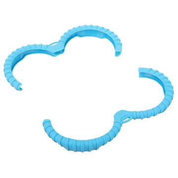 SUNNYLIFE AT2-KC820 For DJI Avata 2 2Pcs / Set Anti-collision Drone Propeller Blade Guard TPU Protection Rings - Blue