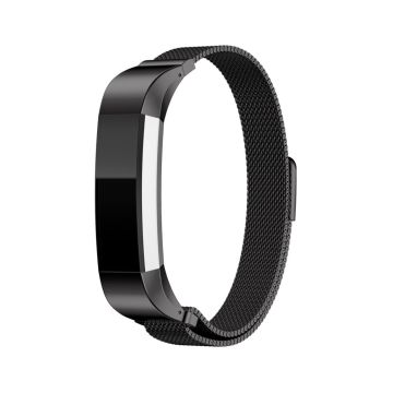 Fitbit Alta mesh Magnetisch Rostfreier Stahlarmband - Schwarz