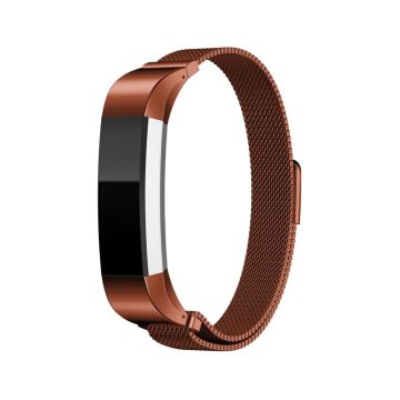 Fitbit Alta mesh Magnetisch Rostfreier Stahlarmband - Kaffee