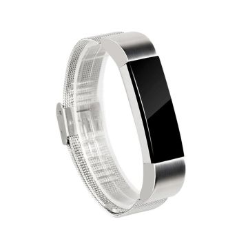 Milanese Rostfreier Stahlarmband für Fitbit Alta - Silber