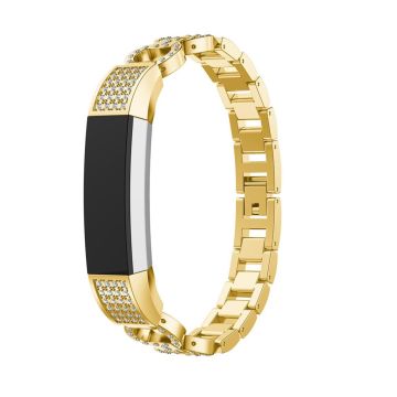 Fitbit Alta 8-form Strass décor Legierung armband - Gold