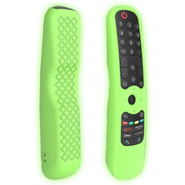 LG Magic Remote 2021 MR21 Silikonhülle - Leuchtend Grün