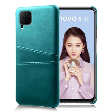 Dual Card Huawei P40 Lite / Huawei Nova 6 SE-handyhülle - Grün