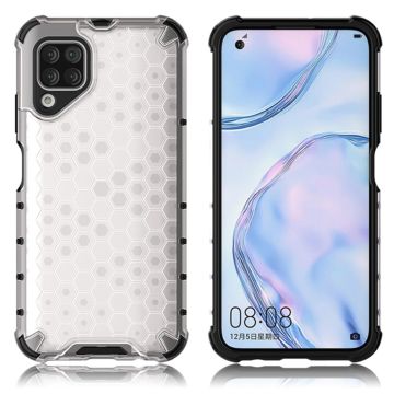 Bofink Honeycomb Huawei P40 Lite / Huawei Nova 6 SE-handyhülle - Weiß