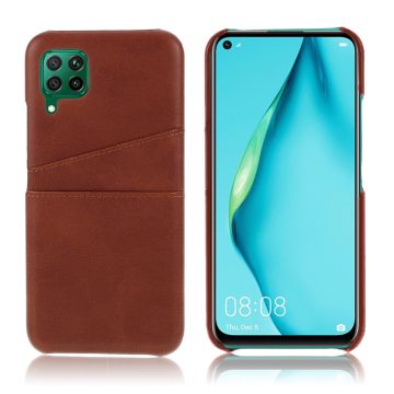 Dual Card Huawei P40 Lite / Huawei Nova 6 SE-handyhülle - Kaffee