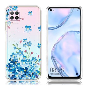 Deco Huawei P40 Lite / Huawei Nova 6 SE Handyhülle - Blaue Blume