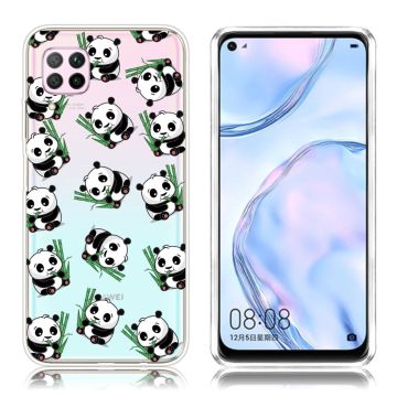 Deco Huawei P40 Lite / Huawei Nova 6 SE Handyhülle - Niedliche Pandas