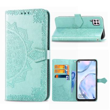 Mandala Huawei Nova 6 SE / P40 Lite Tasche - Grün