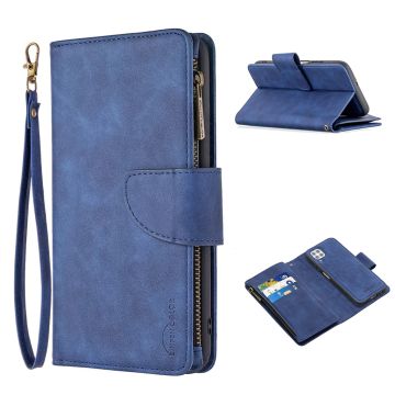 Premium Wallet Huawei P40 Lite / Huawei Nova 6 SE hülle - Blau