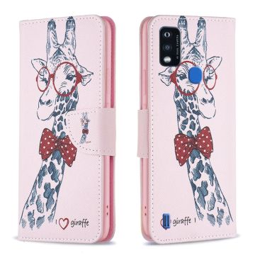 Wonderland ZTE Blade A51 flip hülle - Giraffe