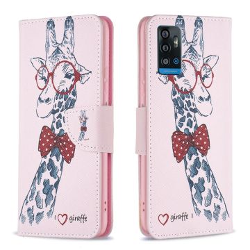 Wonderland ZTE Blade A51 flip hülle - Giraffe